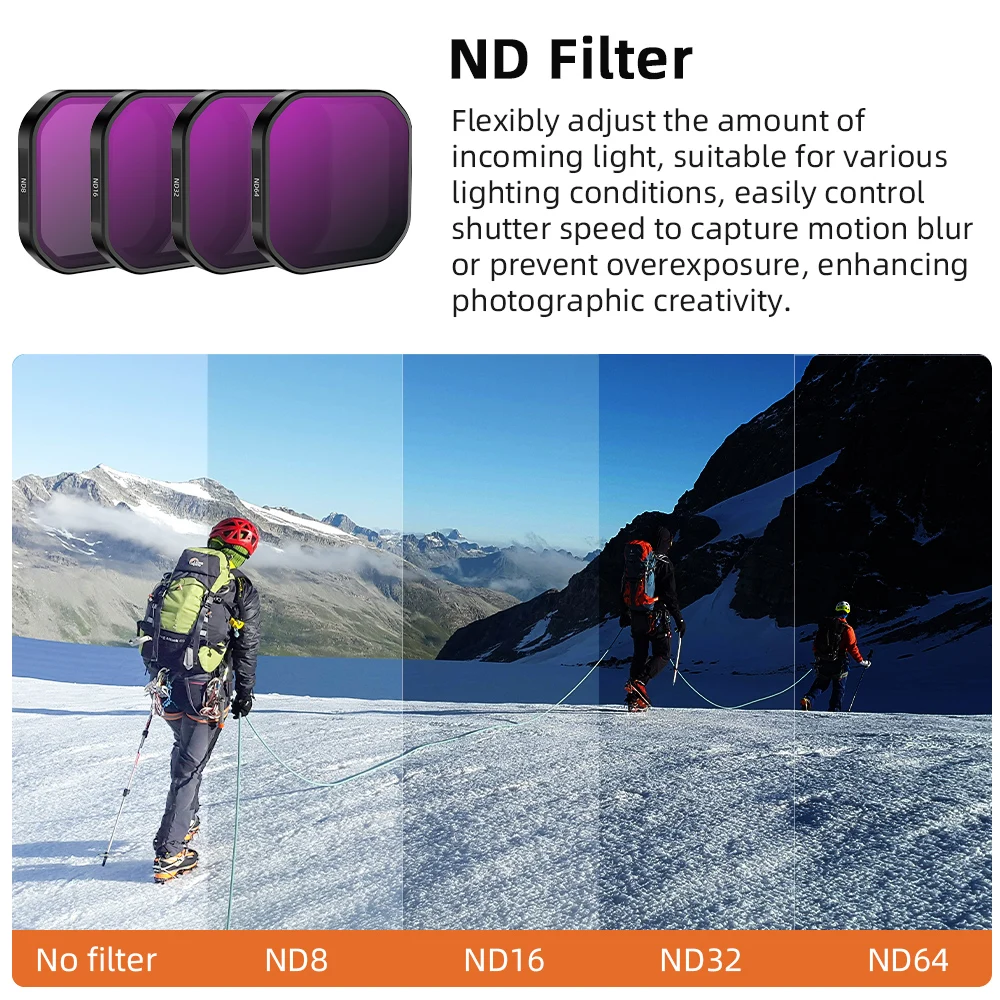 Len Filters For Insta360 Ace Pro 2 Camera UV CPL ND8/16/32/64 Neutral Density Quick Release Photography Accessoise camera lens filter,uv filter,photography filter,circular polarizing filter,variable nd filter