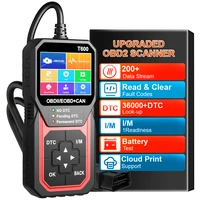 Support Cloud Print Oxygen Sensor Test Code Reader Car Diagnostic Tool Automotive DTC Lookup Professional OBD2 Scanner T600 2