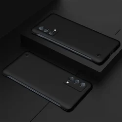 Frameless Slim Matte Shockproof Hard Case - Sleek Skin Design for Realme GT 5G (Black)