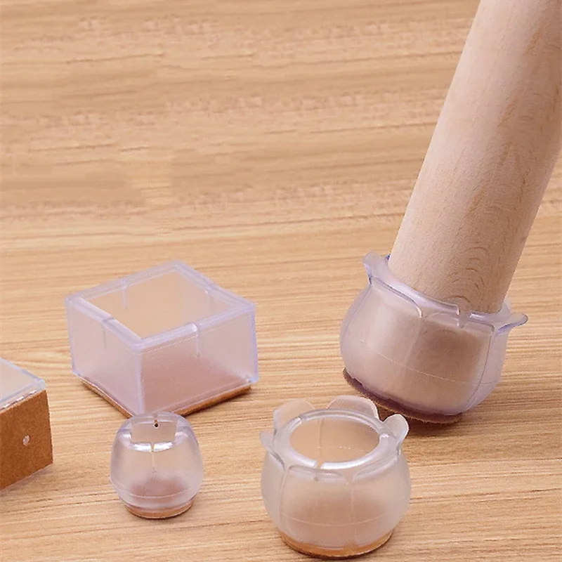 16 pcs Silicone chair leg cap protector Anti-slip Table Legs Furniture Legs Protection Cover Table Feet Pad Floor Protection