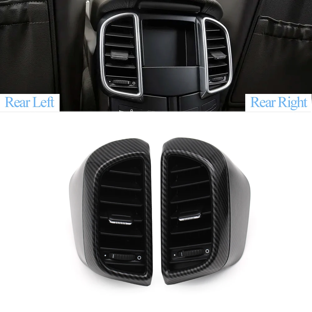 Carbon Vorne Links Rechts Zentrale Hinten Klimaanlage AC Vent Grille Outlet Komplette Montage Für Porsche Cayenne 7P5 2010-2017 – Detail 11