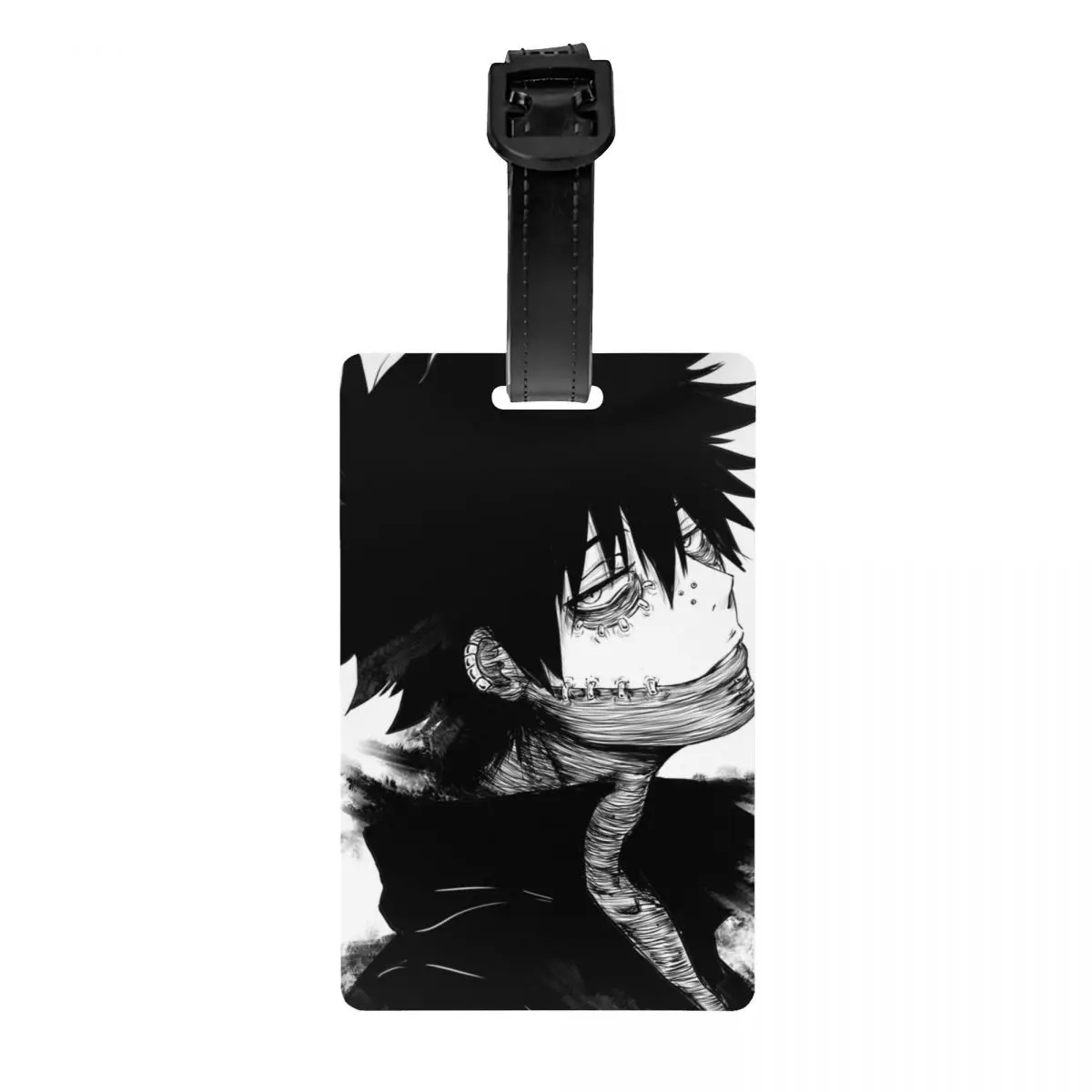 

Custom My Hero Academia Dabi Luggage Tag Privacy Protection Anime Manga MHA Blueflame Baggage Tags Travel Bag Labels Suitcase