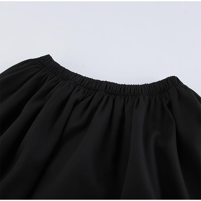 Frauen Rock Anzug Chic Revers Einreiher Volle Hülse Mäntel Lose Taille Mini Röcke Set Weibliche Frau Party Abend Outfits – Detail 19