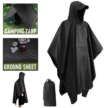 3-in-1 Military Rain Poncho 1