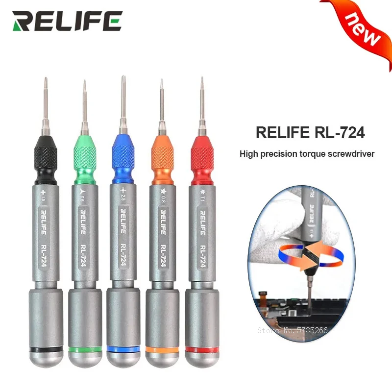 

RELIFE RL-724 High-Precision Magnetic Torque Screwdriver Suitable for Maintenance And Disassembly of Various Electronic Devices
