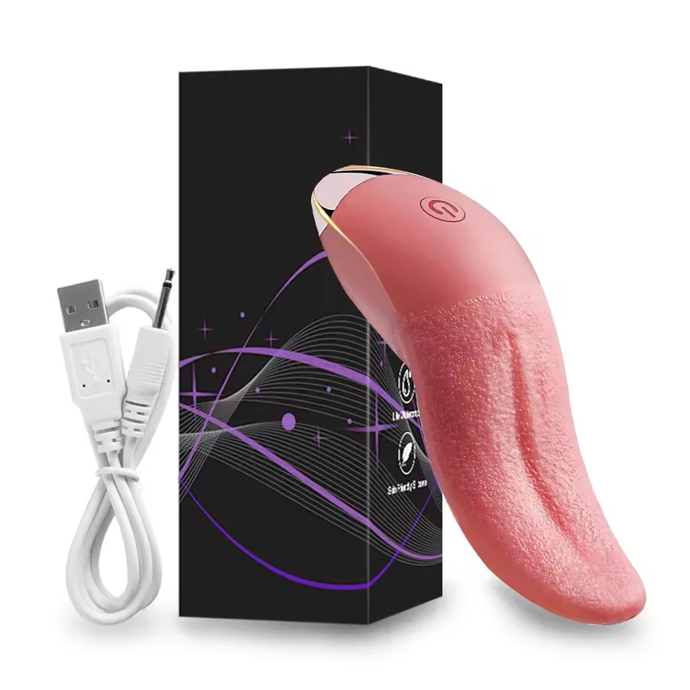Tongue Licking Vibrator Sex Toys for Women G-spot Nipple Clitoris Stimulator Female Blowjob Masturbator Couples Adult Product