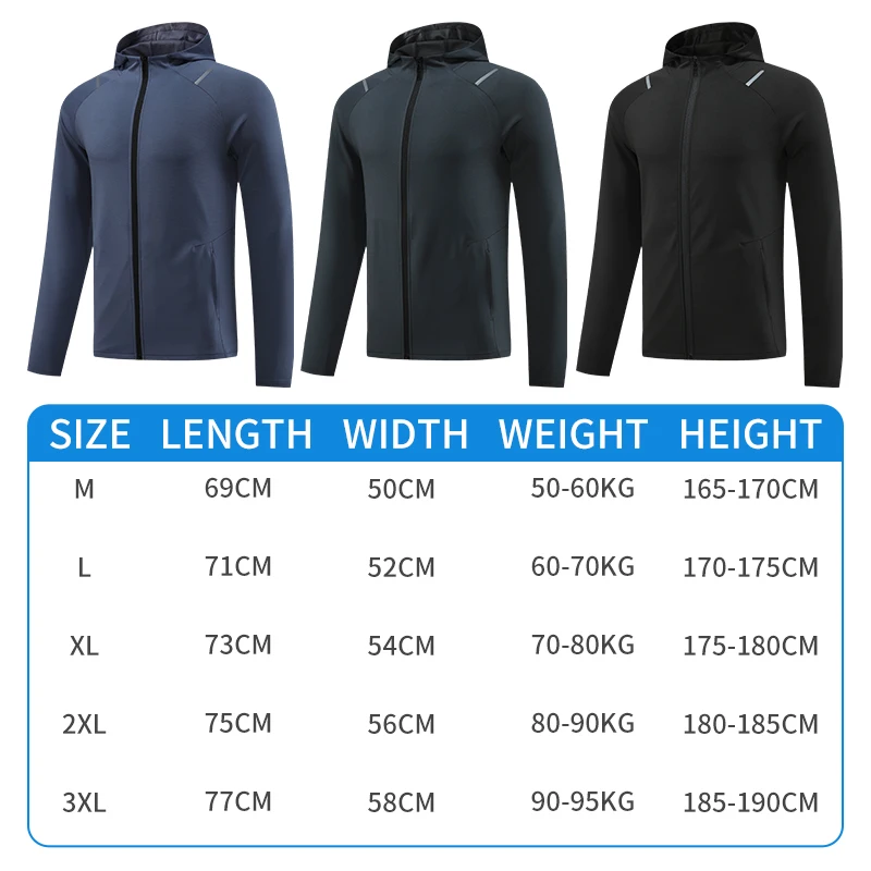 Men's Sports Tracksuit Running Training Wear Casual Tracksuit Winter Jacket Jogging W007