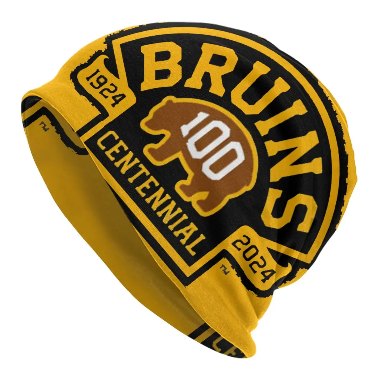 

Boston Fashion Hats Boston Bruins Hockey Logo Thin Hat Bonnet Special Skullies Beanies Caps Men Women's Earmuffs