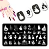 DISNEY Cartoon Cute Dog Nail Stamping Plates Big Ear Dog Nail Stamp Templates For Nail Designs #095 3