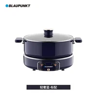 Blue Treasure Lift Hotpot Multi Functional Home Cooking Pot Electric Hotpot Steaming, Frying, Roasting, Stewed 5L 1