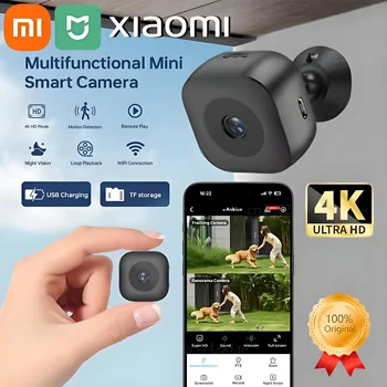 Xiaomi Mini Camera WiFi IP/AP 4K Remote Monitoring Mobile Detection Camcorder Portable Smart Home Surveillance Security Camera 1