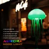 RGB Cartoon Jellyfish Night Lights Voice Control Jellyfish LED Bedside Lamp USB Gradient Colorful Kid Bedroom Ambient Night Lamp 3