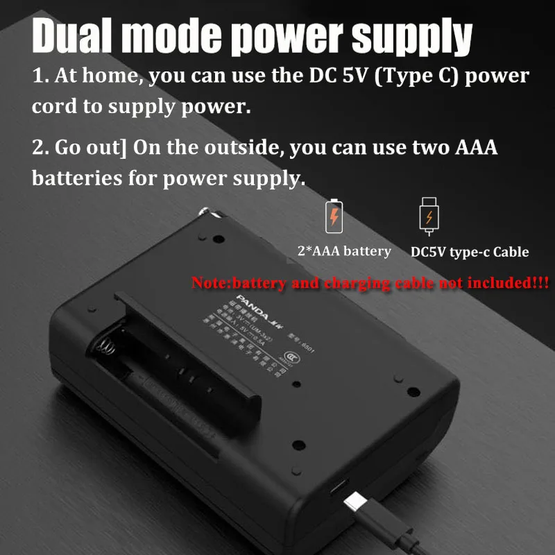 Mini Portable AM/FM Radio Retro Cassette Music Player Walkman Tape Recorder With Powerful Loudspeaker Support Headphone Play