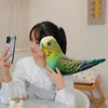 Simulation 3D Printed Animal Pillow Lifelike Parrot Goose Duck Pigeon Pheasant Cock Stuffed Doll Cute Cushion Toys Home Decor 6