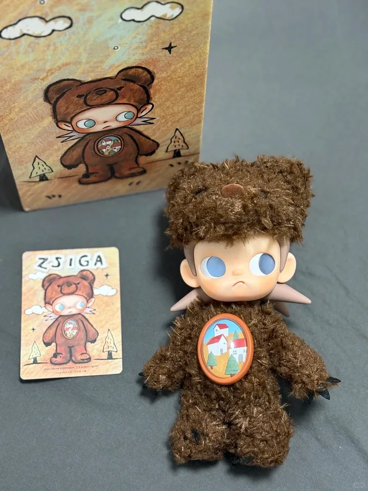 ZSIGA クマコスチューム人形 POPMART original genuine zsiga Desirable 1/8 action figure trendy