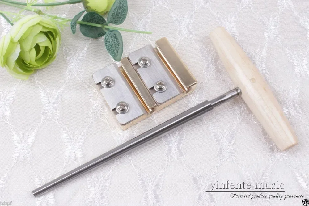 

Скрипка сталь Peg & end pin отверстие развертки + латунные колышки бритва столярные инструменты #272