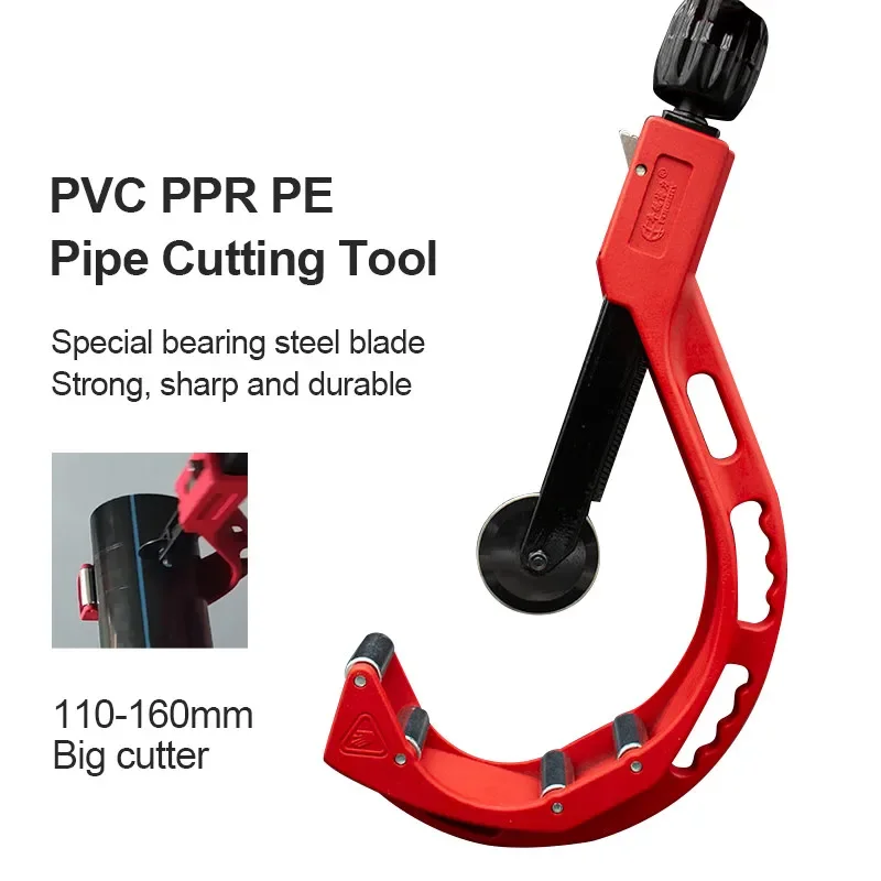 Hot Pipe Cutter PVC Tube Cutter 50-120mm Dual-purpose Scissor For Composite Pipe PE Plastic Hot Melt Pipe Hand Tools_voghion.com