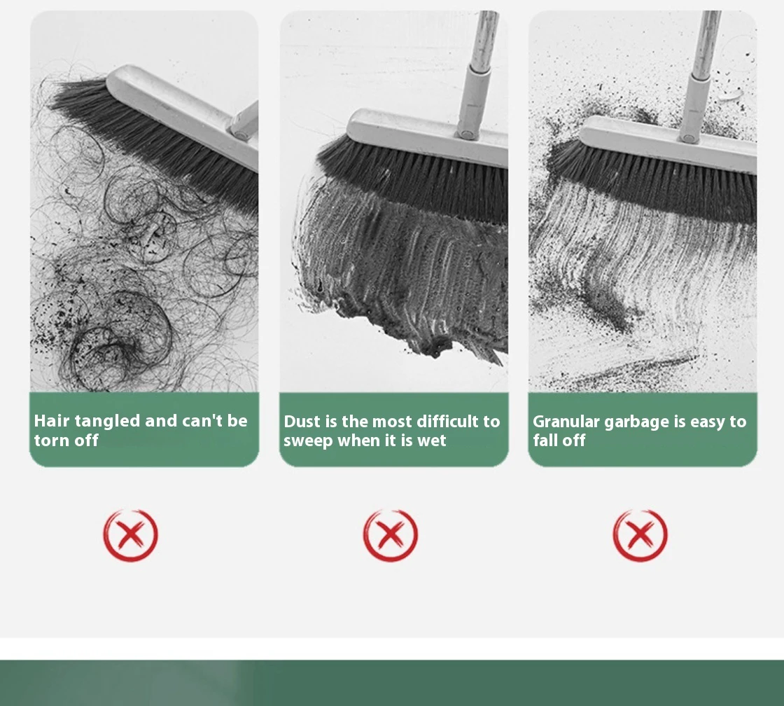 Description Picture 6 of itemSilicone Broom Wiper Squeegee Window Washing Multifunctional Household Home Floor Glass Scraper Hand-push Mirror Cleaning Tools