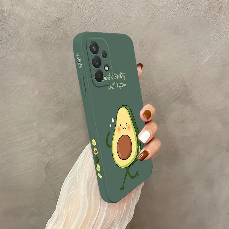 Avocado Family Silicone Phone Case - Stylish and Protective Cover