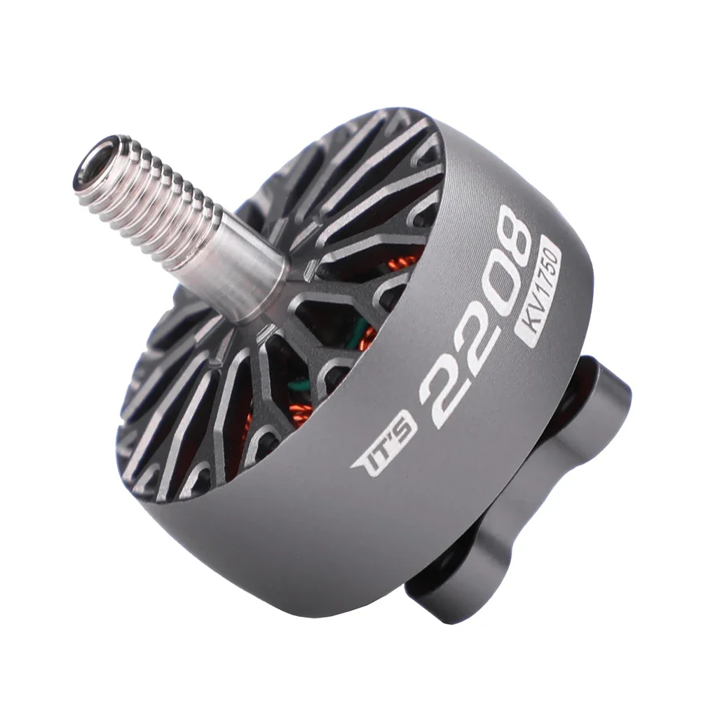 Gros plan sur le stator et les aimants du Moteur Brushless T-HOBBY IT'S 2306.5 1750KV