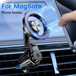 Magnetic Air Vent Car Phone Mount with Magsafe Technology (Black)