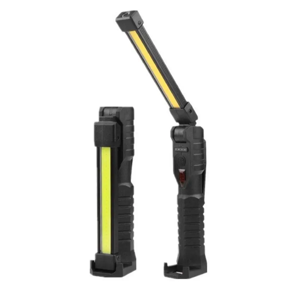 

LED Emergency Floodlight COB Folding Work Lamp Strong Magnet Strong Light Emergency Flashlight Type C Car Service Lamp