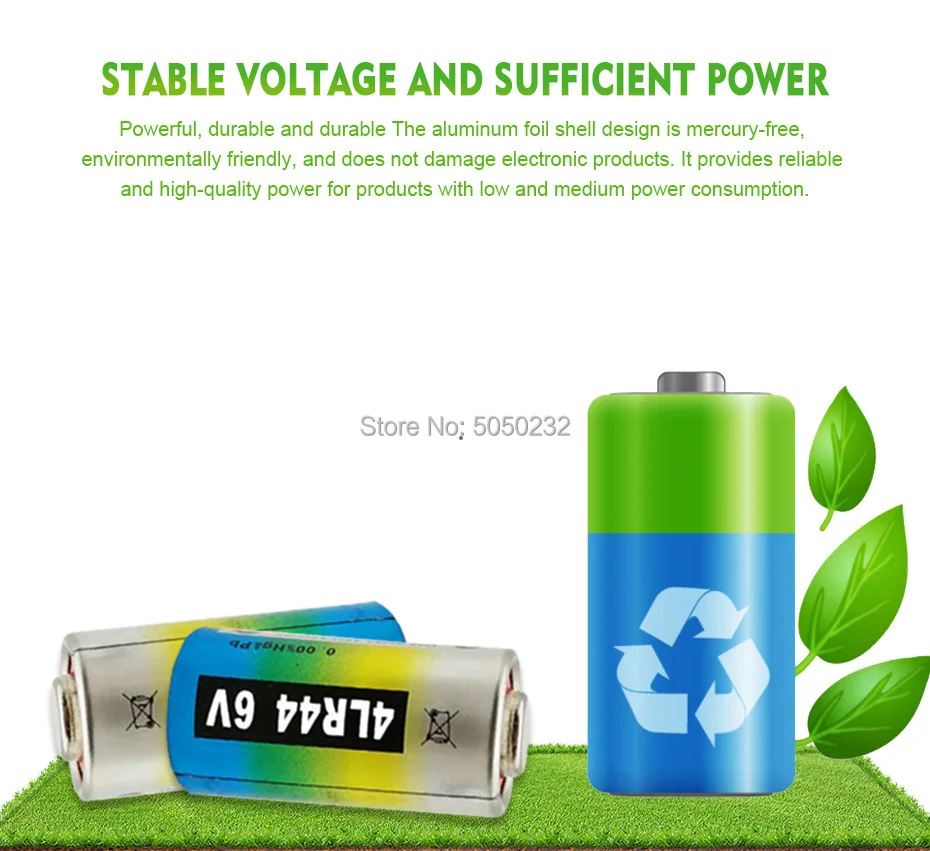 Alkaline Battery Disposable Battery 5pcs/lot 4LR44 476A L1325 6V Dry Alkaline Battery Cells Car Remote Watch Toys Calculator High Capacity
