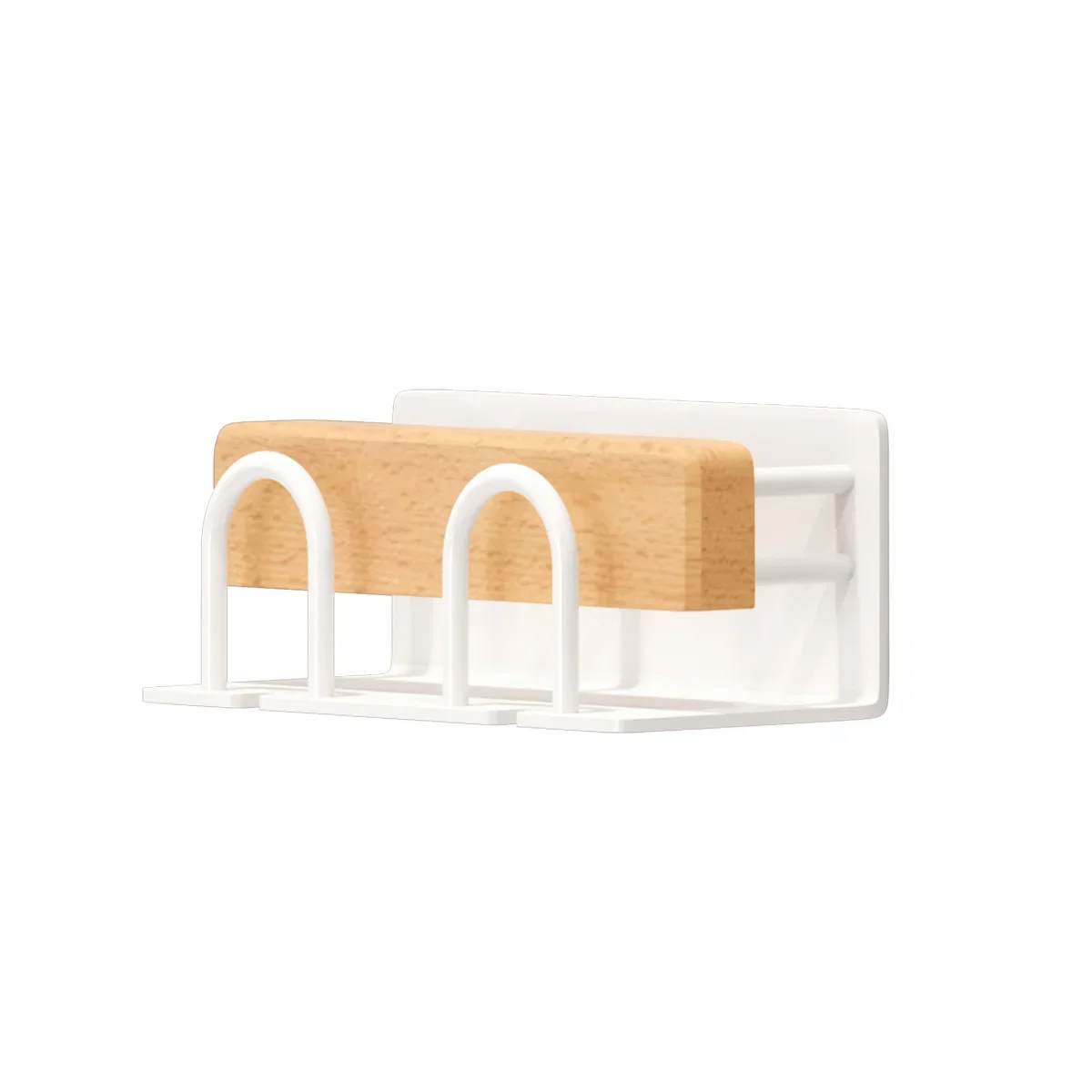 Electric toothbrush holder, bathroom solid wood storage rack, Japanese style shaver cup holder, washbasin storage rack 4