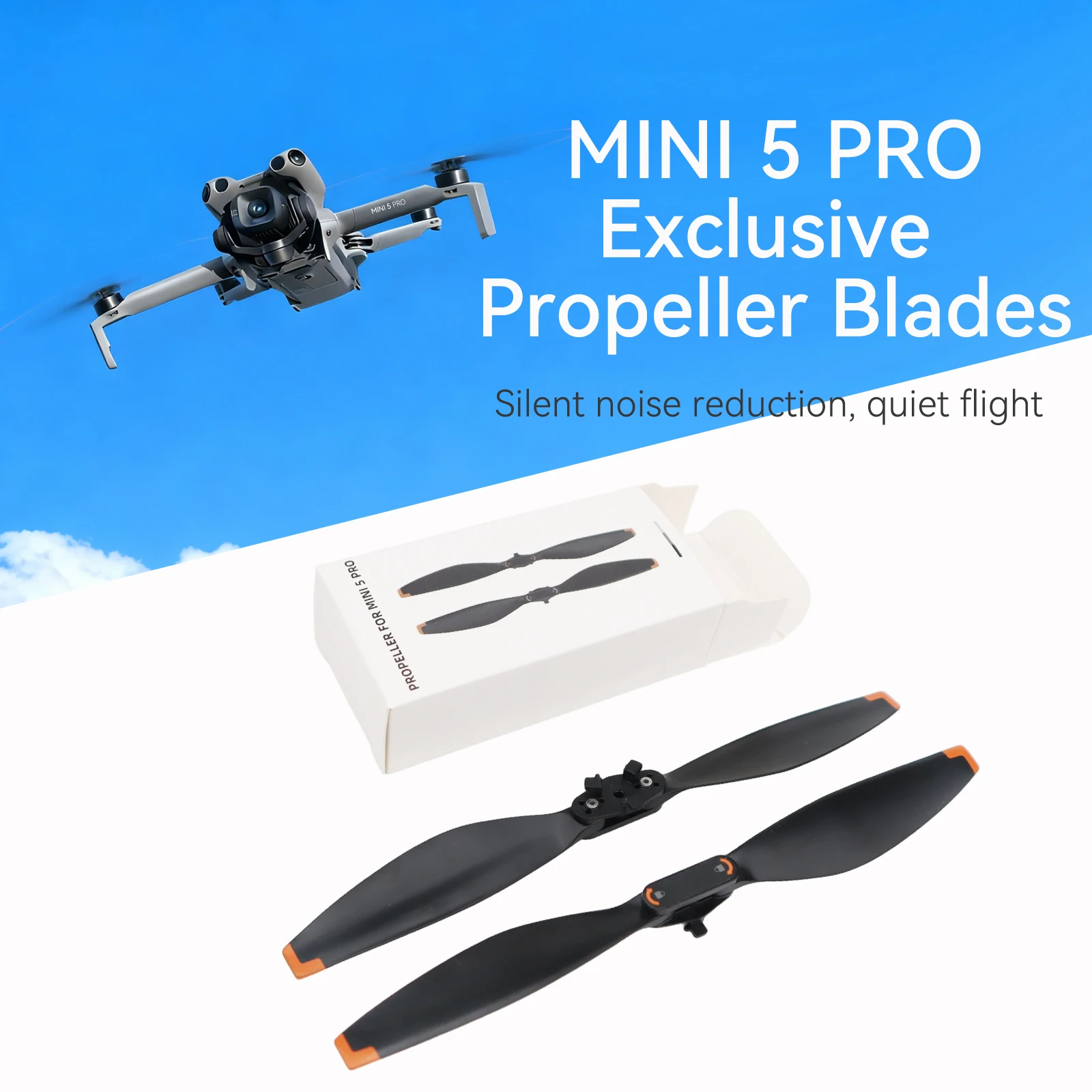 รูปสินค้า ใบพัดโดรนสำรอง 4/8 ชิ้น น้ำหนักเบา สำหรับ DJI Mini 5 Pro