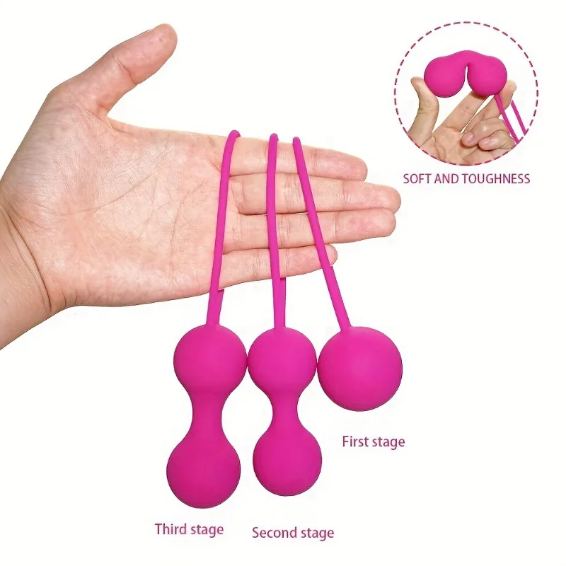 Kegel Balls Tighten Vagina Muscle Trainer for Women Pelvic Floor Muscles Strengthen Adult Silicone Sex Toys