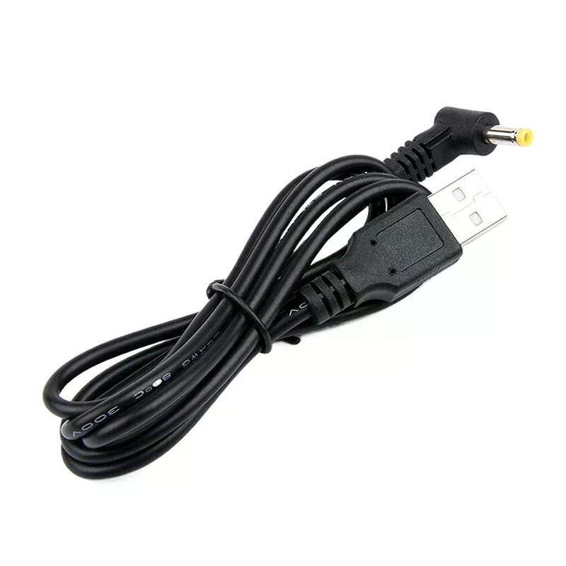 100CM 전원 USB 충전기 케이블 DC 4.0mm 플러그 DC4017 100 110 게임 플레이어 5V2A용 충전