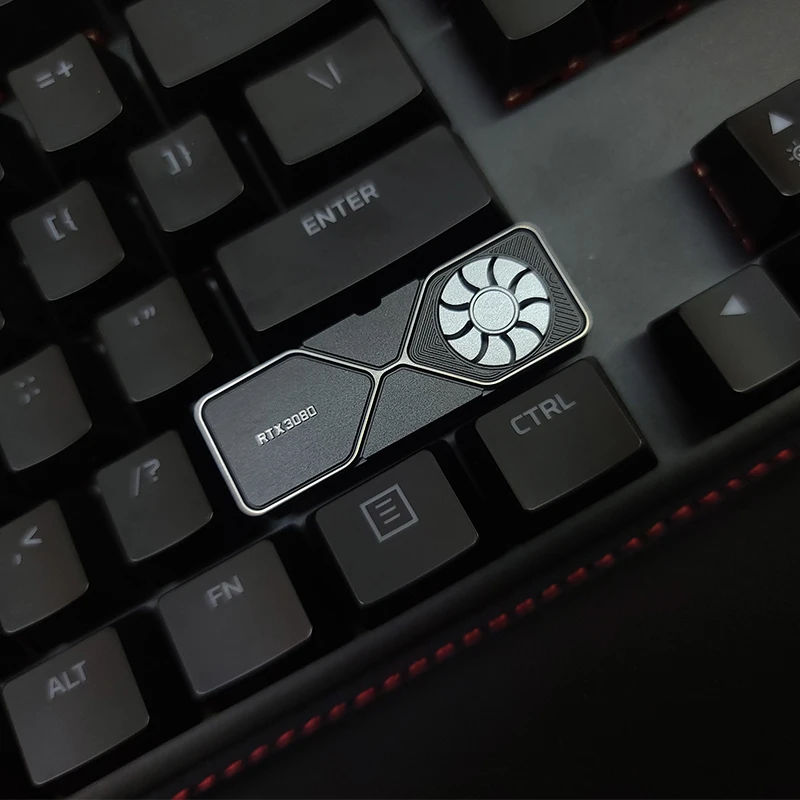 Direito Teclados Shift Resina para Cherry mx Cross Switch Placa Gráfica Teclado Mecânico Rtx 3080 Keycap 2.75u Spacbar Caps - Imagem 3