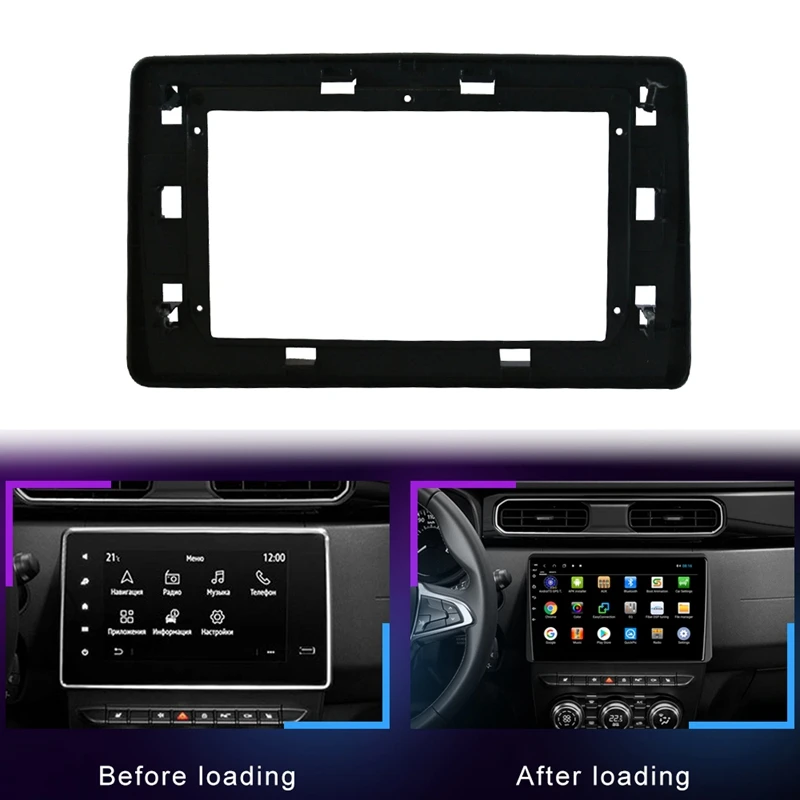 

2Din Car Radio Fascia For Renault Duster Arkana DVD Stereo Frame Plate Adapter Mounting Dash Installation Bezel Trim Kit