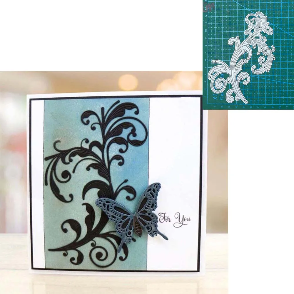 

Grass Vine Metal Cutting Dies for DIY Scrapbooking Album Paper Card Making Decorative Embossing Stencils 2023