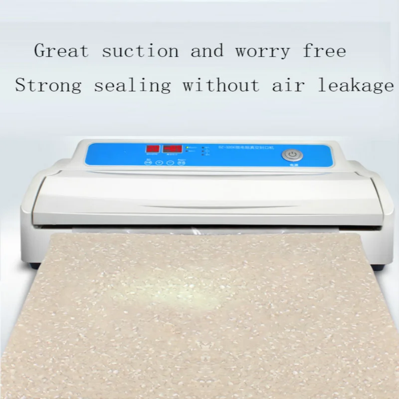 

Vacuum Machine Commercial Small Rice Brick Vacuum Food Packaging Machine Household Plastic Bag Vacuum Sealing Machine 320x