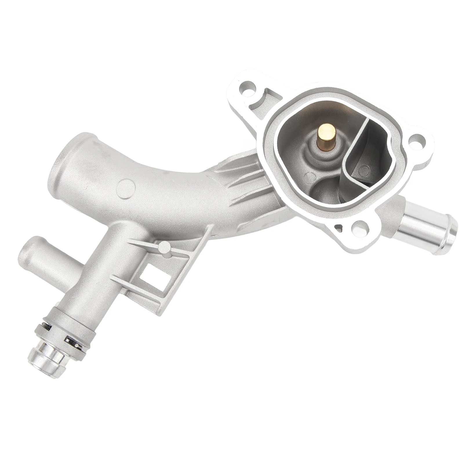 Engine Coolant Thermostat Thermostat Housing Cover 55565334 Water Outlet Thermostat Housing Water Outlet Front Casing High Durability Aluminum for 1.4L 2013 To
