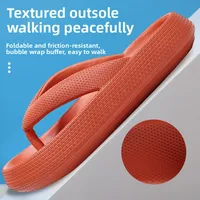 Summer Flip Flops Flat Platform Comfy Women Soft Sole Beach Slippers Fashion Sandals House Bathroom Non-Slip Thick Soled Shoes - Image 2
