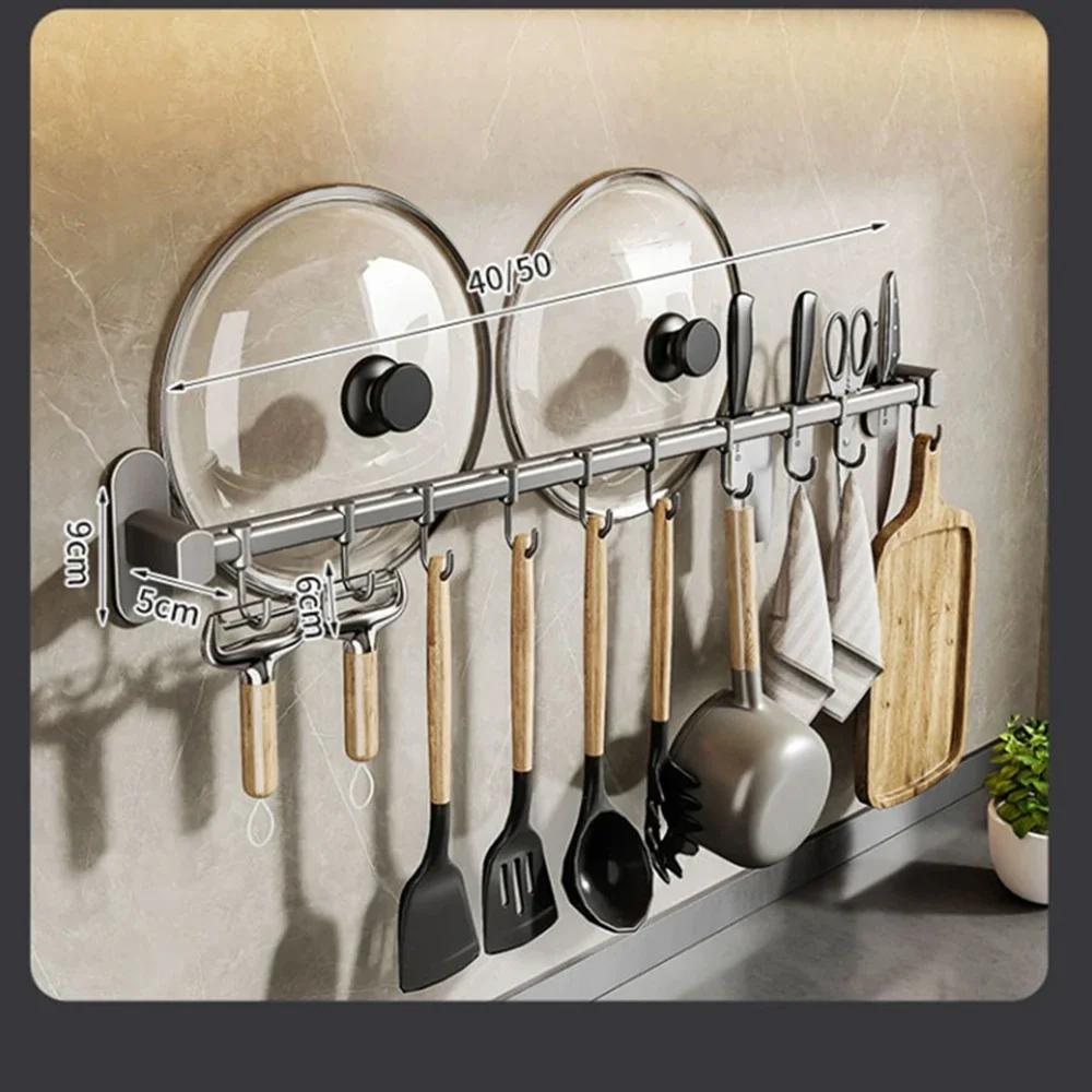 Stainless Steel Wall Shelves Cutting Board Holder Kitchen Storage And Organization Utensils Holder Kitchen Accessories Organizer