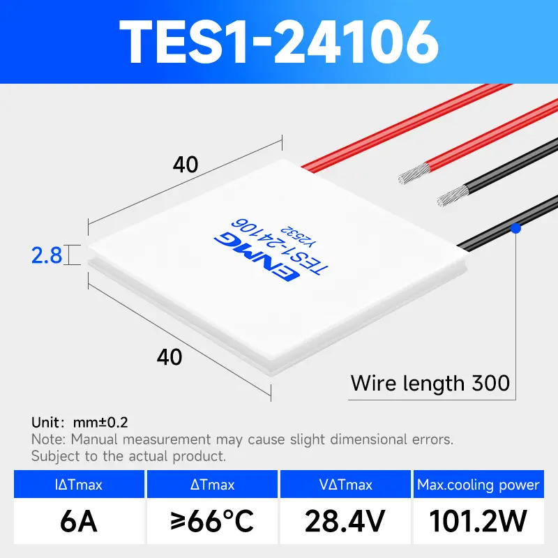 ENMG TEC1-12706/ TEC1-24106 Thermoelectric Cooling Module-12V/24V Peltier Cooler for DIY&Industrial Applications Peltier Effect image 9
