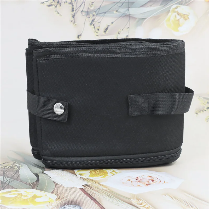 AS94-뚜껑이 있는 휴대용 쓰레기통, 누출 방지 접이식 고양이 쓰레기통 여행 호텔 숙박 및 도로 여행에 적합 사용하기 쉬움