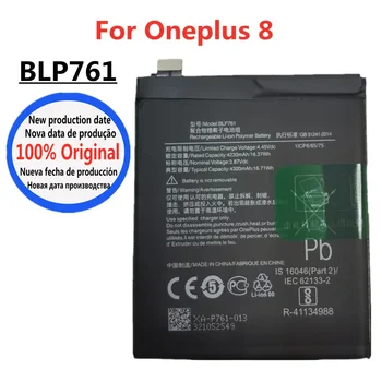 New 4320mAh Capacity Original Phone Battery BLP761 For 1+ Oneplus 8 Oneplus8 One plus 8 Replacement Battery Batteries Batteria