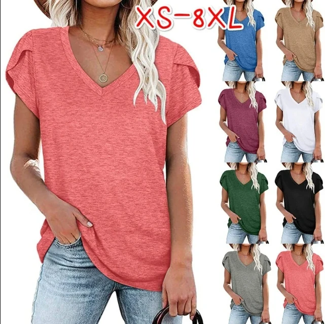 2023 Sommer Kurzarm neue kommende dünne Sommer lässige Frauen T-Shirts Kurzarm Mode schlanke Kleidung lange Sommer Shirt Tops