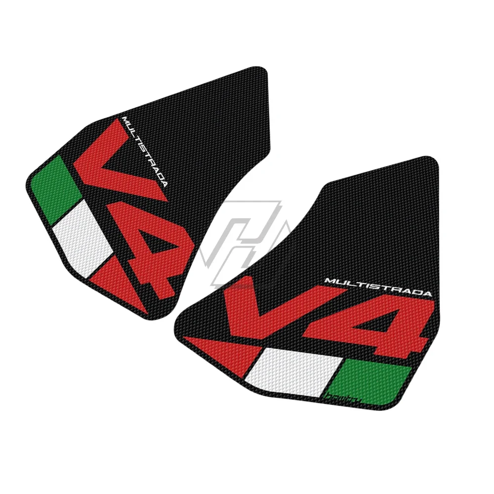 For Ducati Multistrada V4 1100 Sport 1100S 2021-2022 Motorcycle Anti-slip Side Tank Pad Protection Knee Grip Mat sport cushioned socks non slip grip for basketball soccer ski cycling athletic socks