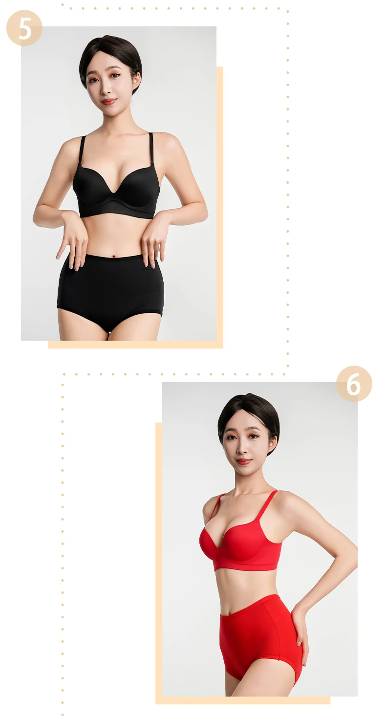High Waist Panties - Breathable Cotton Briefs | Plus Size Seamless Underwear XL-6XL