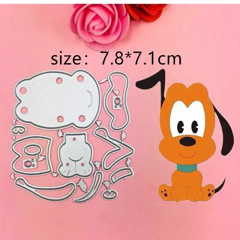 

Lovely Dog Metal Cut Dies Stencils for Scrapbooking Stamp/Photo Album Decorative Embossing DIY Paper Cards