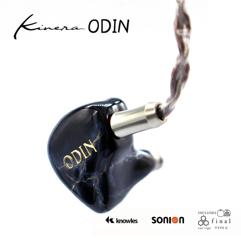 

Kinera ODIN 2.0 K8 8BA In Ear Earphones Hifi Balanced Armature Earphones Ear hook Noise-Cancellation Earbuds