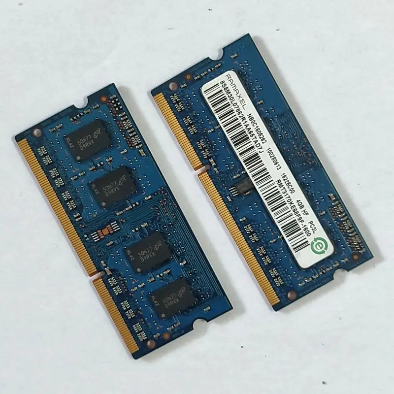 portátil ddr3 4gb 1rx8 PC3L-12800S-11 sodimm 1.35v