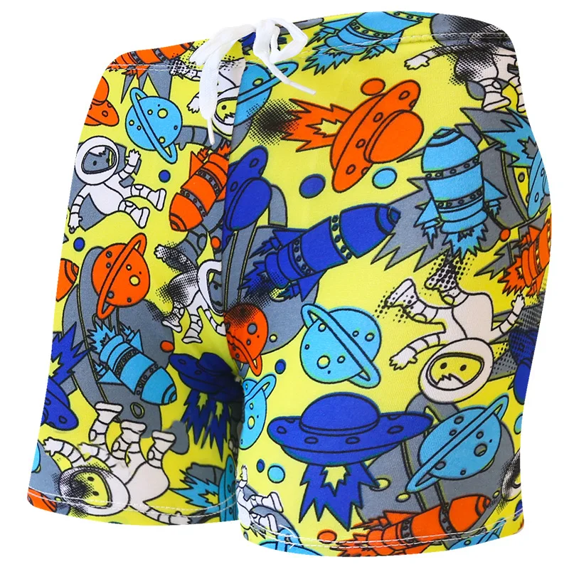 Kids Boys Children Swim Pool Swimming Trunks Briefs Cartoon Animal Space Swimwear Swimsuit Beach Water Sports Bathing Suit Wear
