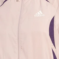Veste de sport courte tissée rétro Adidas Originals Trefoil pour femme KE9787 4