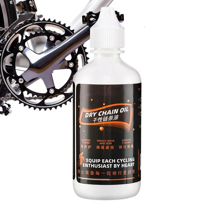 

Bike Chain Lube 100ml Lubricant & Rust Prevention Oil For Mountain Bikes Bicycles Easy To Apply Dry Chain Oil Preserves Chains